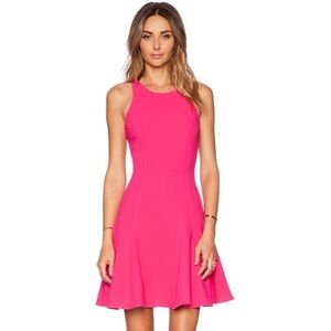 NEW Trina Turk Jeri Dress in Fuchsia Pink, Size 4 EXCELLENT New w/o Tag